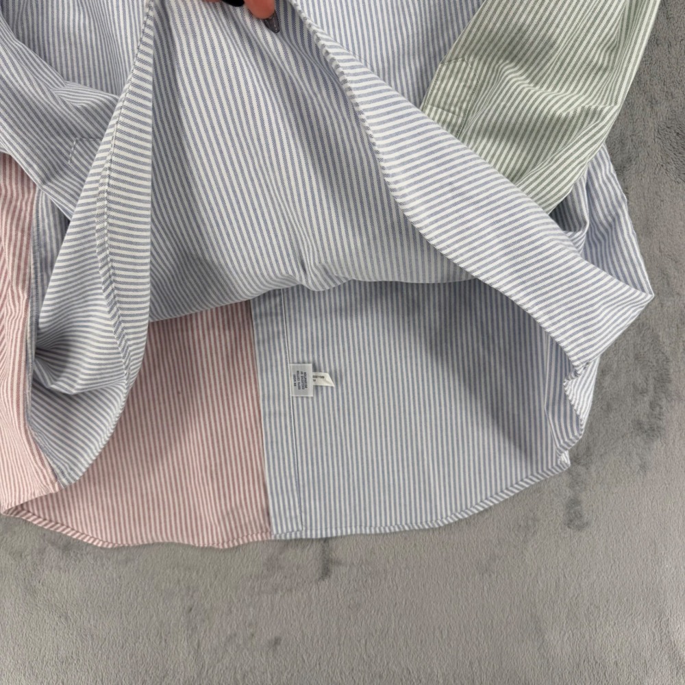 Ralph Lauren Fun Shirt Men XL Multi Color Striped Oxford Button Down 100%Cotton - Picture 10 of 16